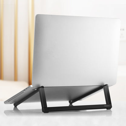 ROCK Mini Ultrathin Portable Foldable Design Laptop Bracket Stand(Black) - MacBook Holder by ROCK | Online Shopping UK | buy2fix