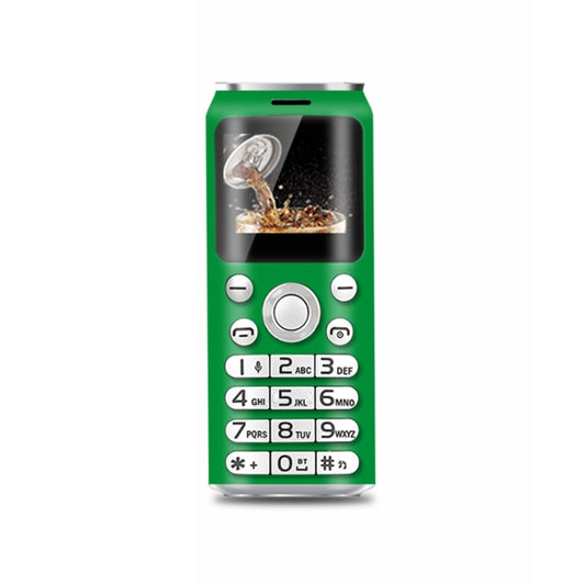 Satrend K8 Mini Mobile Phone, 1.0 inch, Hands Free Bluetooth Dialer Headphone, MP3 Music, Dual SIM, Network: 2G(Green) - SATREND by SATREND | Online Shopping UK | buy2fix