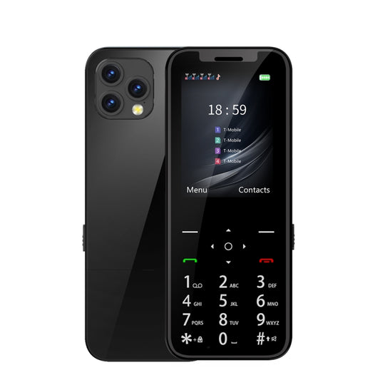 SERVO X4 Mini Mobile Phone, English Key, 2.4 inch, MTK6261D, 21 Keys, Support Bluetooth, FM, Magic Sound, Auto Call Record, Torch, Blacklist,GSM, Quad SIM (Black) - SERVO by SERVO | Online Shopping UK | buy2fix