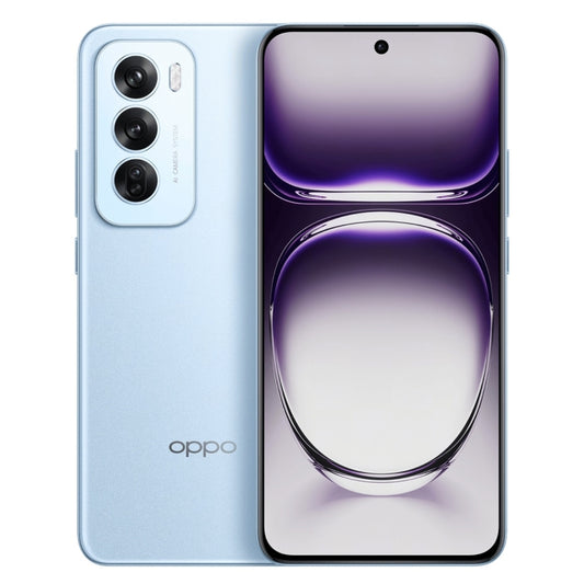 OPPO Reno12 AI Phone, 16GB+512GB, Screen Fingerprint, 6.7 inch ColorOS 14.1 Dimensity 8250 Octa Core up to 3.1GHz, NFC, OTG, Network: 5G (Blue) - OPPO by OPPO | Online Shopping UK | buy2fix