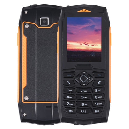 Rugtel R1C Rugged Phone, IP68 Waterproof Dustproof Shockproof, 2.4 inch, MTK6261D, 2000mAh Battery, SOS, FM, Dual SIM(Orange) - Others by Rugtel | Online Shopping UK | buy2fix