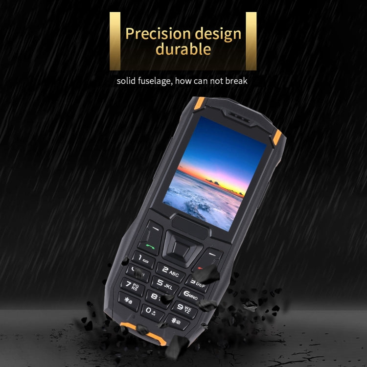 Rugtel R2C Rugged Phone, IP68 Waterproof Dustproof Shockproof, 2.4 inch, MTK6261D, 2500mAh Battery, SOS, FM, Dual SIM (Orange) - Others by Rugtel | Online Shopping UK | buy2fix