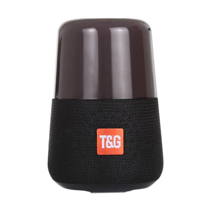 T&G TG168 Portable Wireless Bluetooth V5.0 Stereo Speaker with Handle, Built-in MIC, Support Flashing LED Light & TF Card & U Disk & AUX IN & FM(Black) - Desktop Speaker by T&G | Online Shopping UK | buy2fix