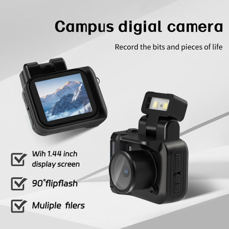 Y4000 Mini Camera 1080P HD Digital Camera with Screen Portable Retro Travel Vlog Student Small Camcorder (Black) - Video Cameras by buy2fix | Online Shopping UK | buy2fix