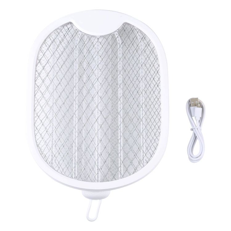 Multifunctional Rotating Folding Electric Mosquito Swatter (White) - Fly Swatter by buy2fix | Online Shopping UK | buy2fix