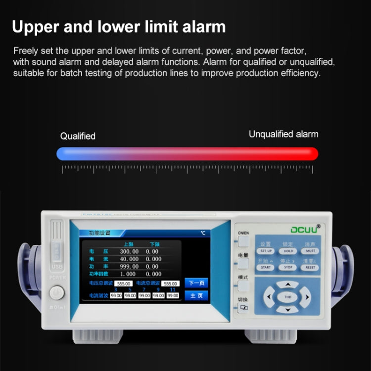 DCUU PM2818C AC / DC 40A Intelligent Electrical Parameters Measuring Instrument (US Plug) - Current & Voltage Tester by buy2fix | Online Shopping UK | buy2fix