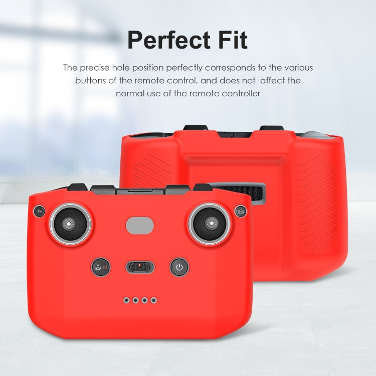 PULUZ Shockproof Anti-scratch Silicone Case For DJI Neo / Mini 3 / 3 Pro / Mavic 3 / Air 2S / Mini 2 RC-N2 / RC-N1 / RC-N3 Remote Control(Red) - Cases & Bags by PULUZ | Online Shopping UK | buy2fix