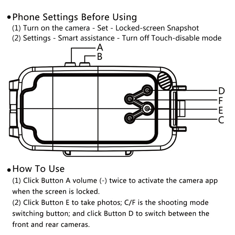 PULUZ PULUZ 40m/130ft Waterproof Diving Case for Huawei P20, Photo Video Taking Underwater Housing Cover(Black) - Huawei Cases by PULUZ | Online Shopping UK | buy2fix