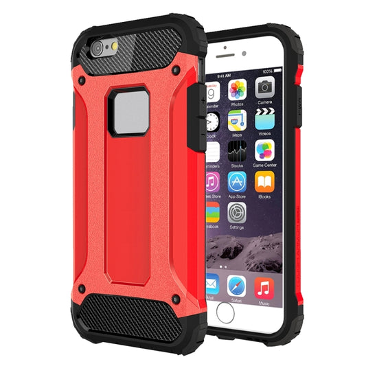 For iPhone 6 Plus & 6s Plus Tough Armor TPU + PC Combination Case(Red) - More iPhone Cases by buy2fix | Online Shopping UK | buy2fix