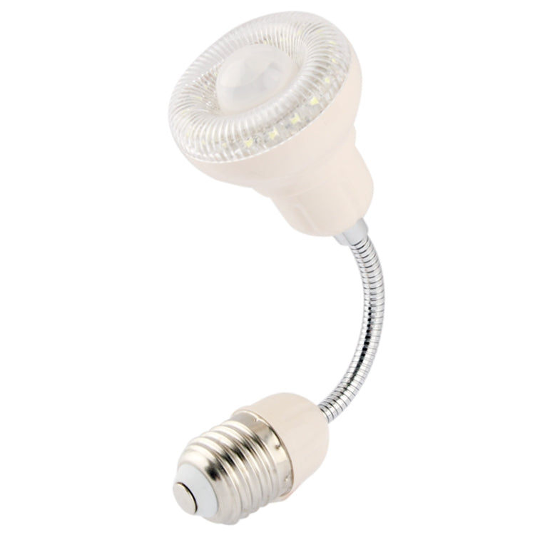 1.8W E27 Spiral Human Sensor Light Control Energy-saving Night Light, Sensitive Distance: 5 - 7m(White) - Sensor LED Lights by buy2fix | Online Shopping UK | buy2fix