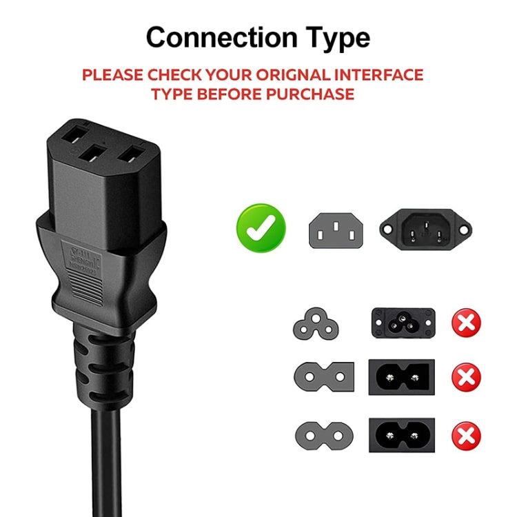 Small UK Power Cord, Cable Length: 1.5m - Power Cord by buy2fix | Online Shopping UK | buy2fix