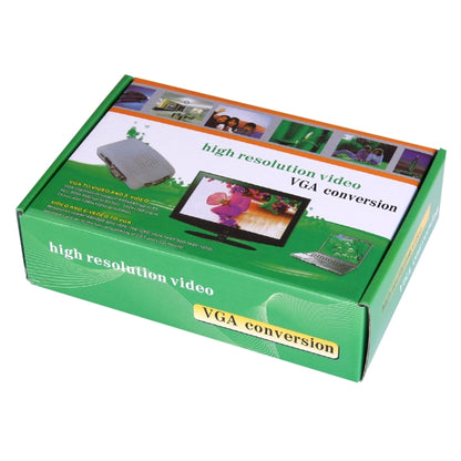 BNC / S-Video to VGA Video Converter(UK Plug) - Video Converter by buy2fix | Online Shopping UK | buy2fix