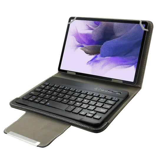 Universal Leather Tablet Case with Separable Bluetooth Keyboard and Holder for 10.1 inch Tablet PC(Black) - Universal Keyboard by buy2fix | Online Shopping UK | buy2fix