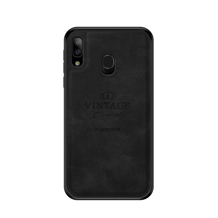 PINWUYO Shockproof Waterproof Full Coverage PC + TPU + Skin Protective Case for Galaxy A20E (Black) - Galaxy Phone Cases by PINWUYO | Online Shopping UK | buy2fix