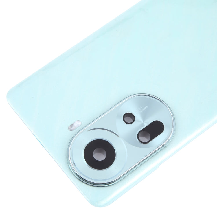 For OPPO Reno11 Global Original Battery Back Cover with Camera Lens Cover(Green) - Back Cover by buy2fix | Online Shopping UK | buy2fix