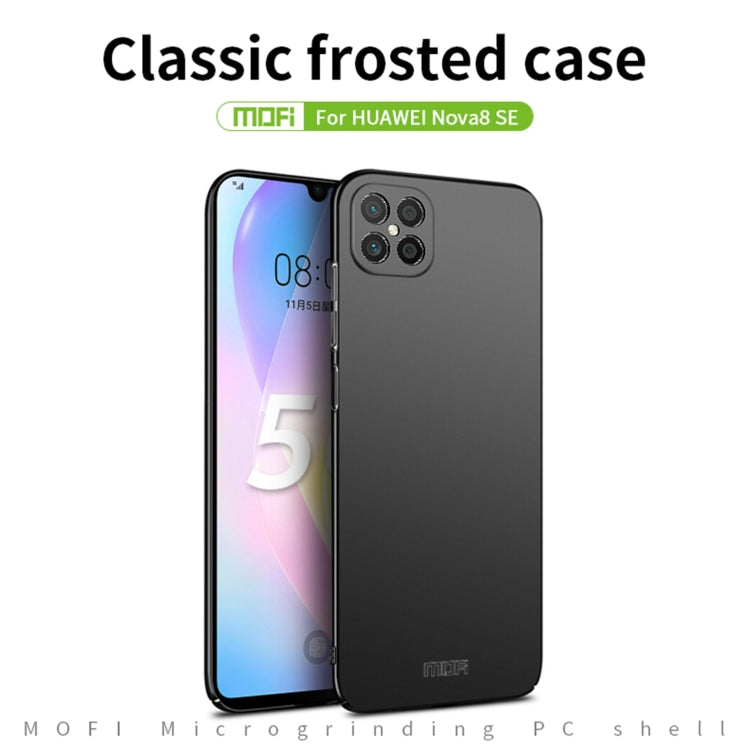 For Huawei nova 8 SE MOFI Frosted PC Ultra-thin Hard Case (Blue) - Huawei Cases by MOFI | Online Shopping UK | buy2fix