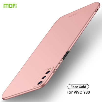 For vivo Y30 MOFI Frosted PC Ultra-thin Hard Case (Rose gold) - vivo Cases by MOFI | Online Shopping UK | buy2fix