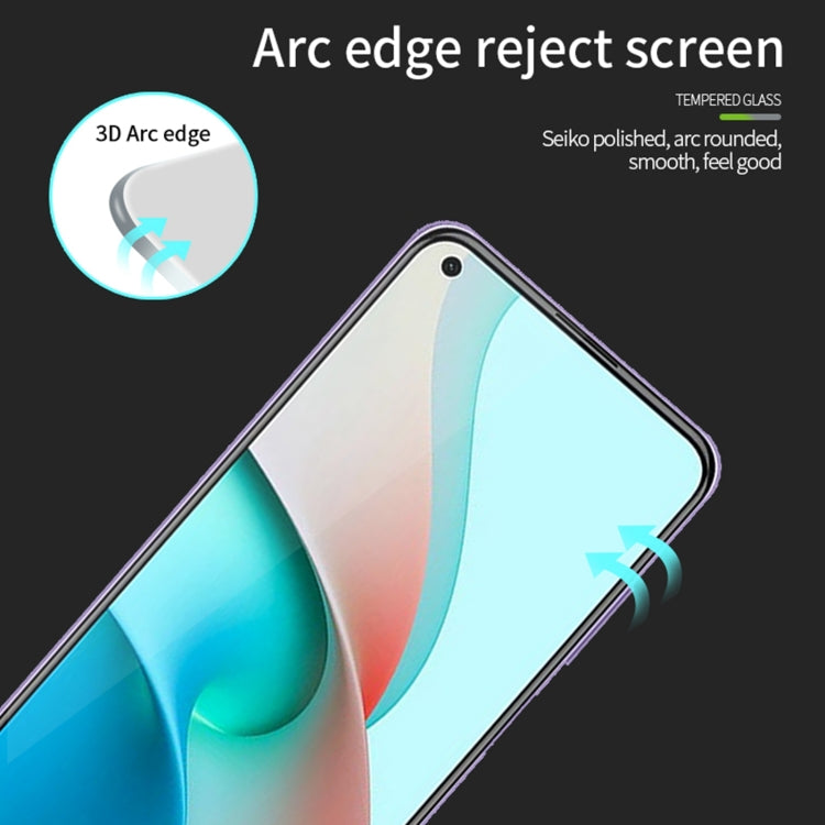 For Xiaomi Redmi Note 9T / Note 9 5G PINWUYO 9H 3D Curved Full Screen Explosion-proof Tempered Glass Film(Black) -  by PINWUYO | Online Shopping UK | buy2fix