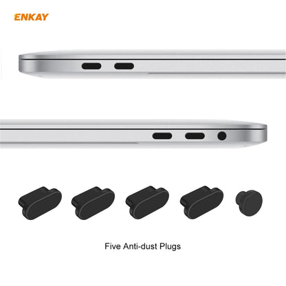 ENKAY 3 in 1 Matte Laptop Protective Case + US Version TPU Keyboard Film + Anti-dust Plugs Set for MacBook Pro 13.3 inch A1708 (without Touch Bar)(Green) - MacBook Pro Cases by ENKAY | Online Shopping UK | buy2fix