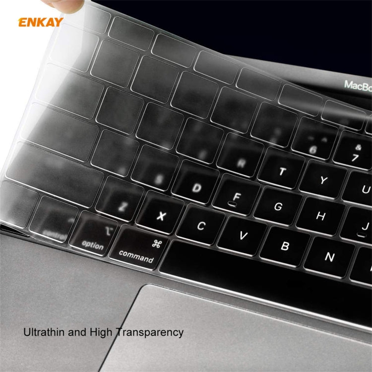 ENKAY 3 in 1 Matte Laptop Protective Case + US Version TPU Keyboard Film + Anti-dust Plugs Set for MacBook Pro 13.3 inch A1708 (without Touch Bar)(Grey) - MacBook Pro Cases by ENKAY | Online Shopping UK | buy2fix