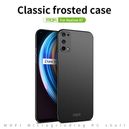 For OPPO Realme X7 MOFI Frosted PC Ultra-thin Hard Case(Red) - Realme Cases by MOFI | Online Shopping UK | buy2fix