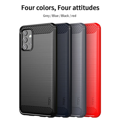 For Samsung Galaxy A32 5G MOFI Gentleness Series Brushed Texture Carbon Fiber Soft TPU Case(Black) - Galaxy Phone Cases by MOFI | Online Shopping UK | buy2fix