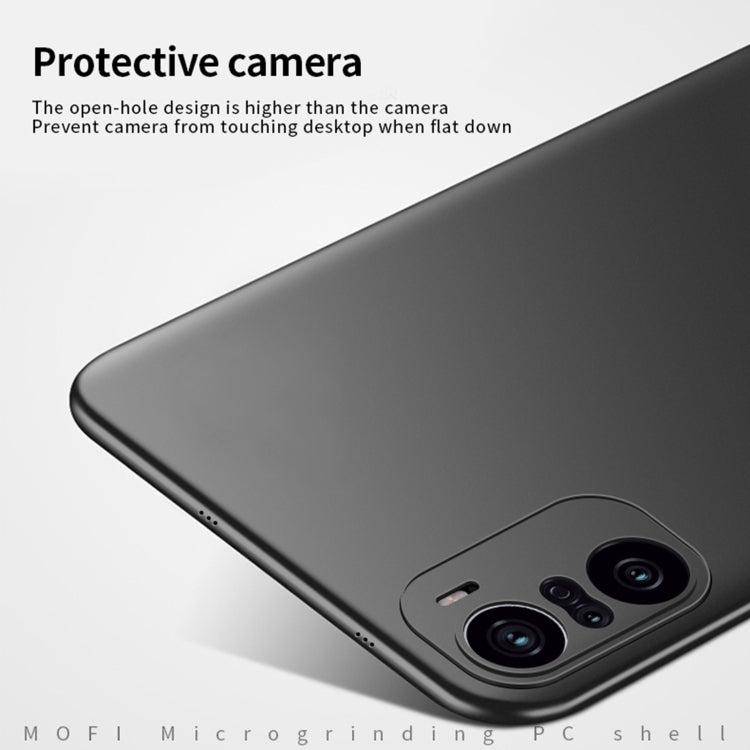 For Xiaomi Redmi K40 Pro+ / POCO F3 / 11i MOFI Frosted PC Ultra-thin Hard Case(Gold) - Xiaomi Cases by MOFI | Online Shopping UK | buy2fix