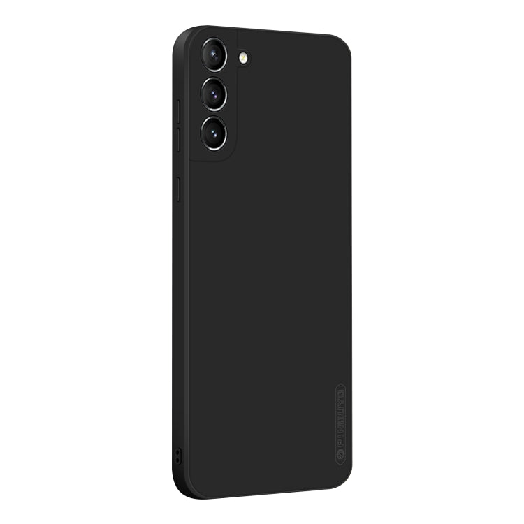 For Samsung Galaxy S21 5G PINWUYO Touching Series Liquid Silicone TPU Shockproof Case(Black) -  by PINWUYO | Online Shopping UK | buy2fix