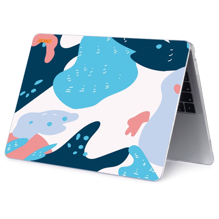 ENKAY Hat-Prince Geometry Pattern Laotop Protective Crystal Case for MacBook Pro 15.4 inch A1707 / A1990(Geometry No.5) - MacBook Pro Cases by ENKAY | Online Shopping UK | buy2fix