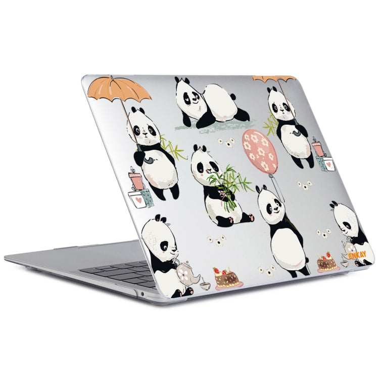 ENKAY Animal Series Pattern Laotop Protective Crystal Case For MacBook Pro 16 inch A2141(Panda) - MacBook Pro Cases by ENKAY | Online Shopping UK | buy2fix