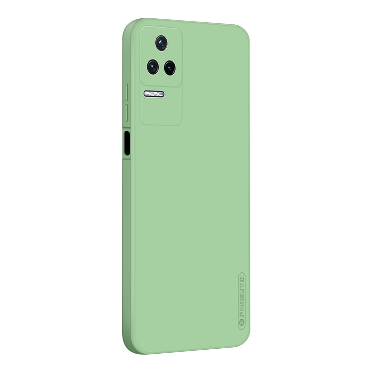 For Xiaomi Redmi K40S PINWUYO Sense Series Liquid Silicone TPU Phone Case(Green) - More Brand by PINWUYO | Online Shopping UK | buy2fix