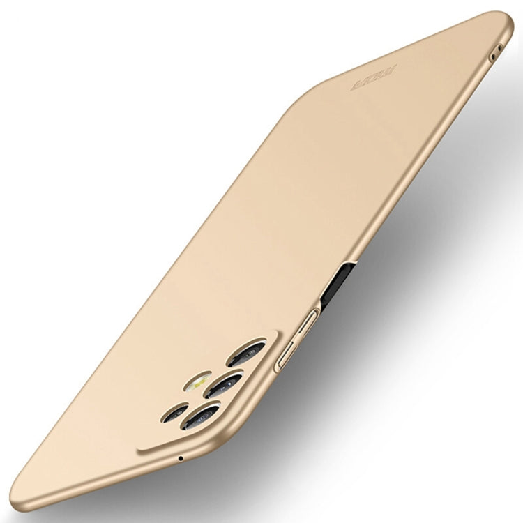 For Samsung Galaxy A73 5G MOFI Frosted PC Ultra-thin Hard Phone Case(Gold) - Galaxy Phone Cases by MOFI | Online Shopping UK | buy2fix