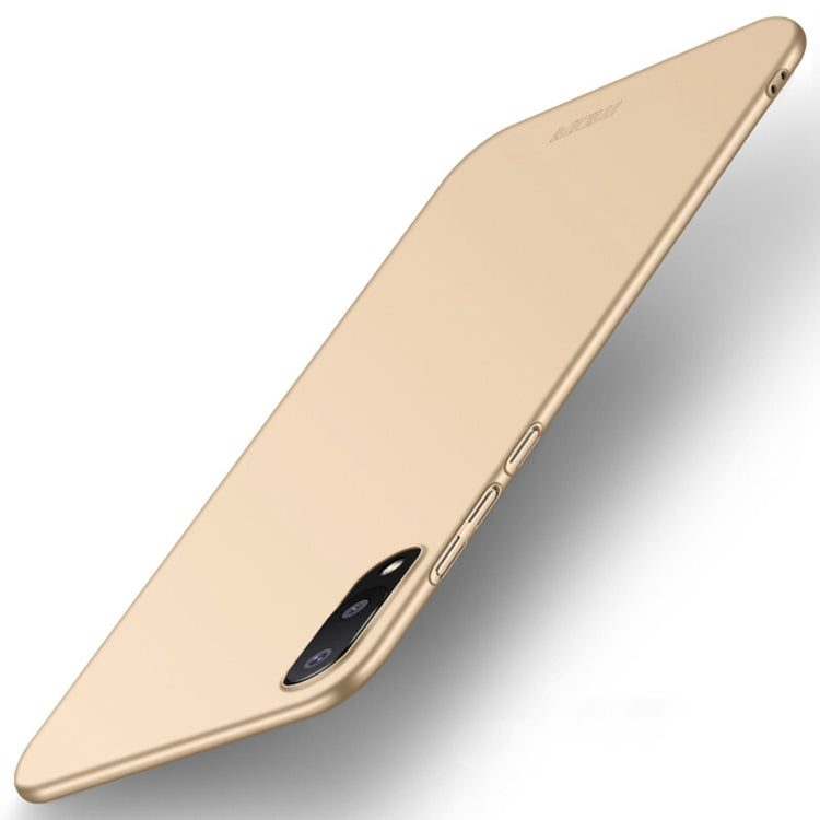 For Samsung Galaxy A02 / M02 MOFI Frosted PC Ultra-thin Hard Phone Case(Gold) - Galaxy Phone Cases by MOFI | Online Shopping UK | buy2fix