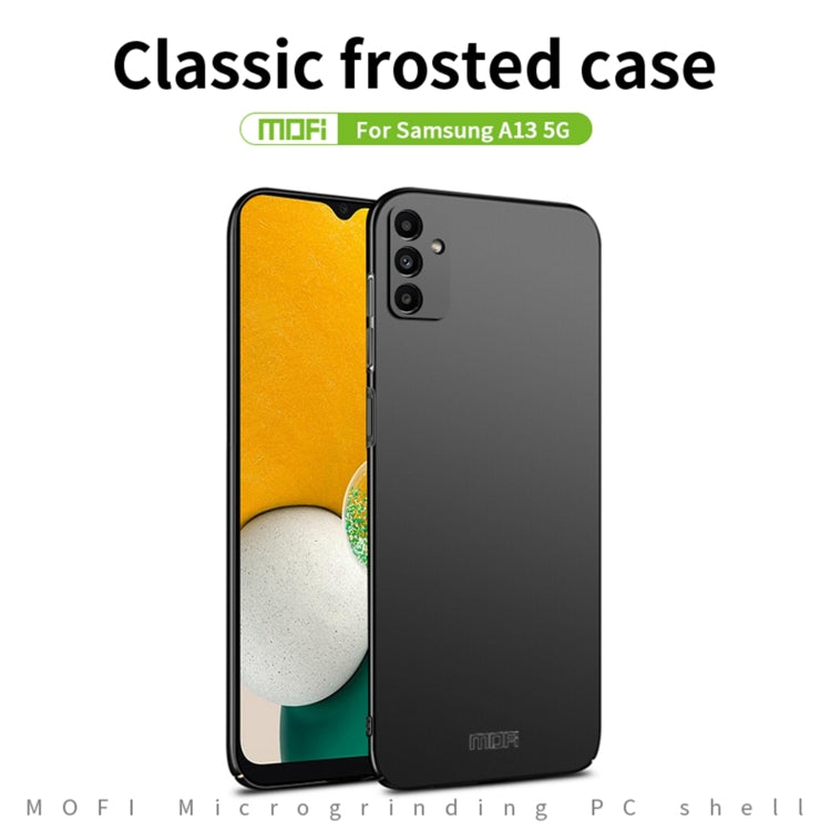 For Samsung Galaxy A13 5G MOFI Frosted PC Ultra-thin Hard Case(Black) - Galaxy Phone Cases by MOFI | Online Shopping UK | buy2fix
