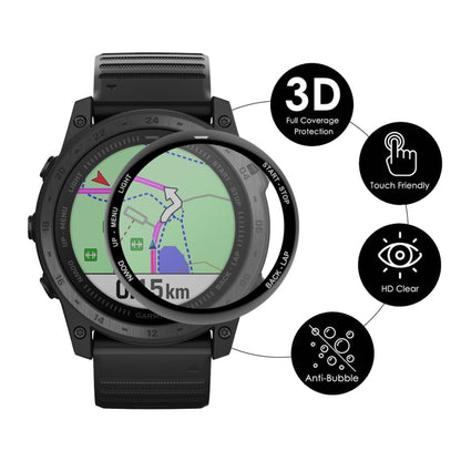 2 PCS For Garmin Tactix 7 / 7 Pro ENKAY 3D Full Coverage Soft PC Edge + PMMA HD Screen Watch Film - Screen Protector by ENKAY | Online Shopping UK | buy2fix