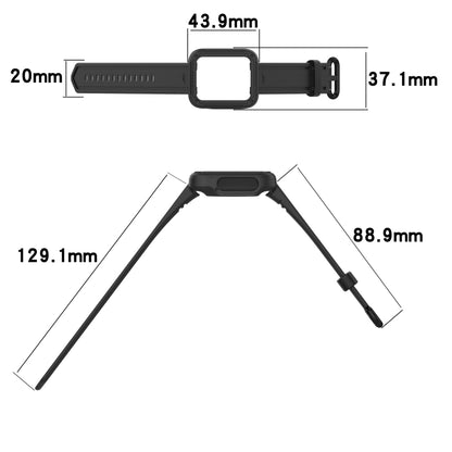 For Xiaomi Redmi Watch 2 Lite Silicone Solid Color Watch Band(White) - Watch Bands by buy2fix | Online Shopping UK | buy2fix
