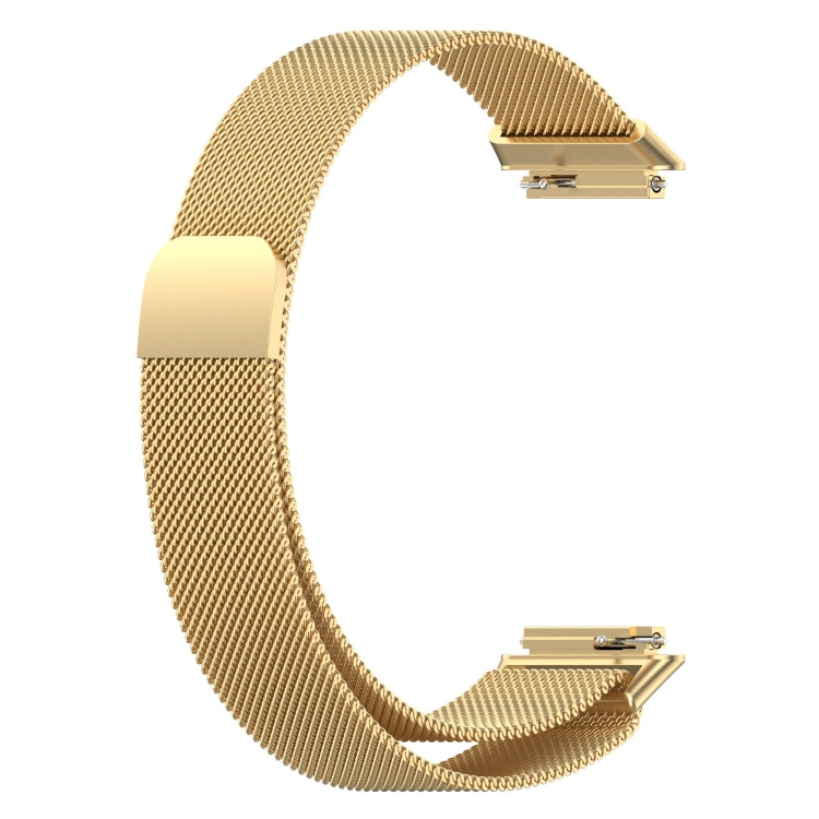 For Huawei Band 7 Milan Magnetic Watch Band(Gold) - Watch Bands by buy2fix | Online Shopping UK | buy2fix