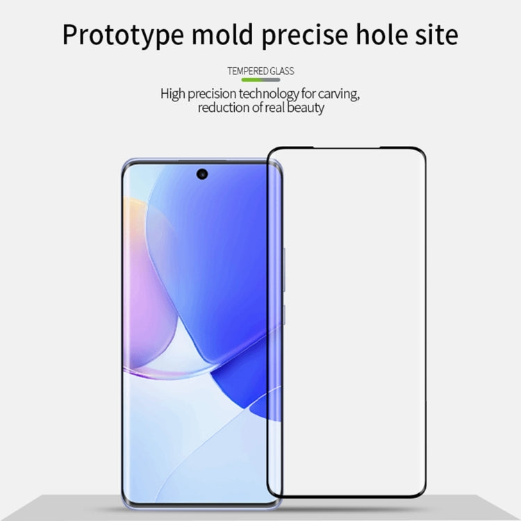 For Honor 70 Pro / 70 Pro+ PINWUYO 9H 3D Hot Bending Tempered Glass Film(Black) - Honor Tempered Glass by PINWUYO | Online Shopping UK | buy2fix