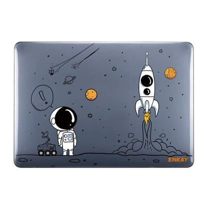 For MacBook Pro 16.2 A2485/A2880 2023 ENKAY Hat-Prince 3 in 1 Spaceman Pattern Laotop Protective Crystal Case with TPU Keyboard Film / Anti-dust Plugs, Version:US(Spaceman No.1) - MacBook Pro Cases by ENKAY | Online Shopping UK | buy2fix