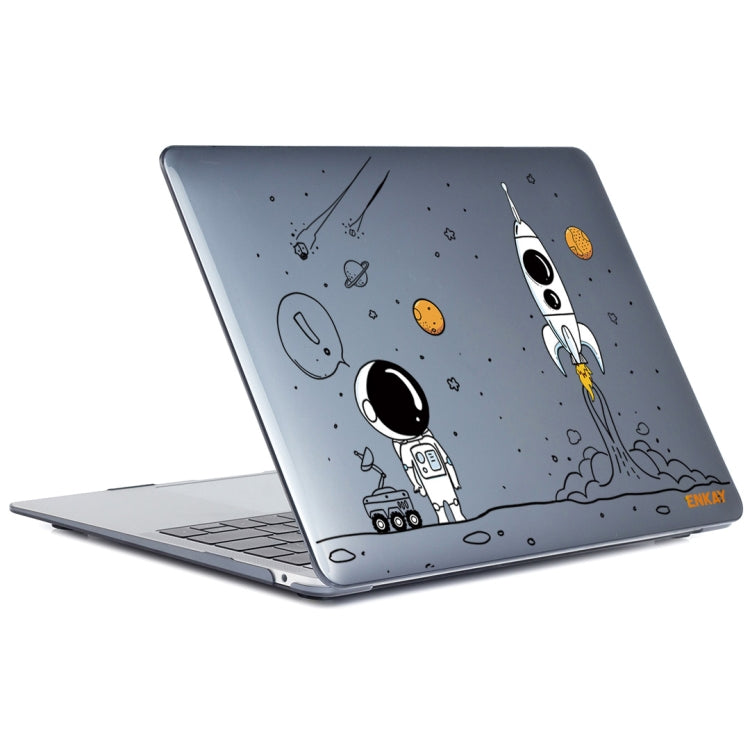 For MacBook Pro 16.2 A2485/A2880 2023 ENKAY Hat-Prince 3 in 1 Spaceman Pattern Laotop Protective Crystal Case with TPU Keyboard Film / Anti-dust Plugs, Version:US(Spaceman No.1) - MacBook Pro Cases by ENKAY | Online Shopping UK | buy2fix