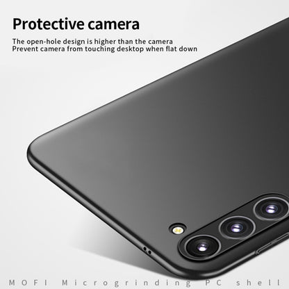 For Samsung Galaxy S24 FE 5G MOFI Frosted PC Ultra-thin Hard Phone Case(Black) - Galaxy S24 FE 5G Cases by MOFI | Online Shopping UK | buy2fix