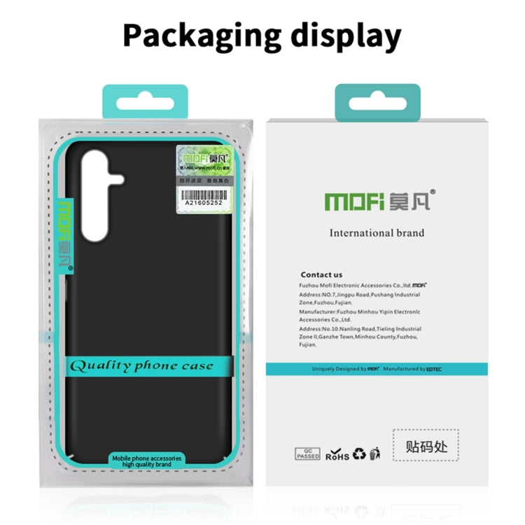 For Samsung Galaxy S24 FE 5G MOFI Frosted PC Ultra-thin Hard Phone Case(Black) - Galaxy S24 FE 5G Cases by MOFI | Online Shopping UK | buy2fix