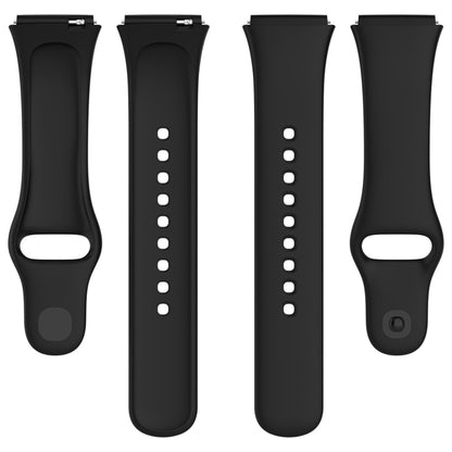 For Redmi Watch 3 Lite Sports Solid Color Silicone Replacement Watch Band(White) - Watch Bands by buy2fix | Online Shopping UK | buy2fix
