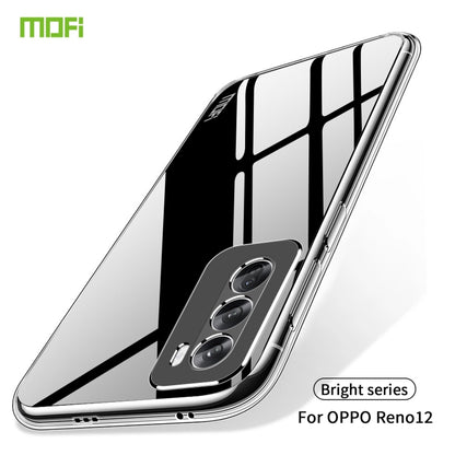 For OPPO Reno12 Global MOFI Ming Series Transparent Ultra-thin TPU Phone Case(Transparent) - Reno12 Cases by MOFI | Online Shopping UK | buy2fix