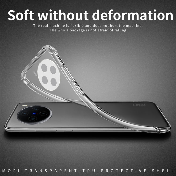 For vivo X100s MOFI Ming Series Ultra-thin TPU Phone Case(Transparent) - vivo Cases by MOFI | Online Shopping UK | buy2fix