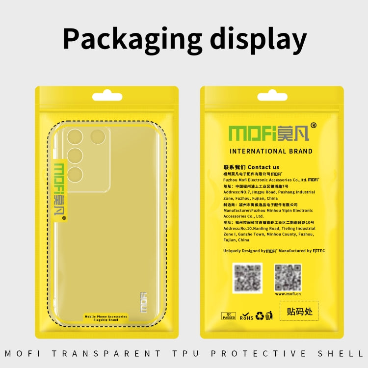 For vivo Y200i / T3X MOFI Ming Series Ultra-thin TPU Phone Case(Transparent) - vivo Cases by MOFI | Online Shopping UK | buy2fix