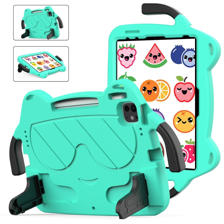 For iPad Pro 11 2024 Ice Baby EVA Shockproof Hard PC Tablet Case(Mint Green+Black) - iPad Pro 11 2024 Cases by buy2fix | Online Shopping UK | buy2fix