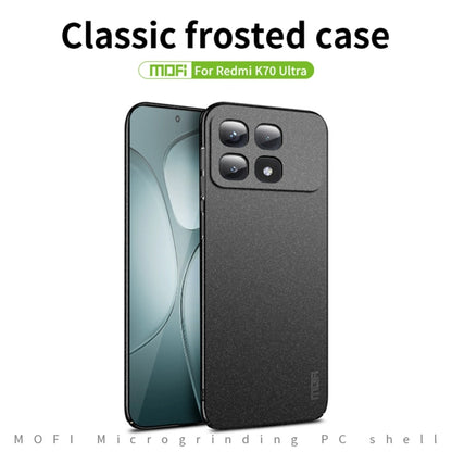 For Xiaomi Redmi K70 Ultra MOFI Fandun Series Frosted PC Ultra-thin All-inclusive Phone Case(Gray) - Xiaomi Cases by MOFI | Online Shopping UK | buy2fix