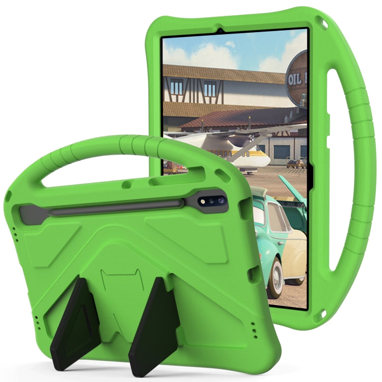 For Samsung Galaxy Tab S10+ 12.4 EVA Shockproof Tablet Case with Holder(Green) - Tab S10+ Cases by buy2fix | Online Shopping UK | buy2fix