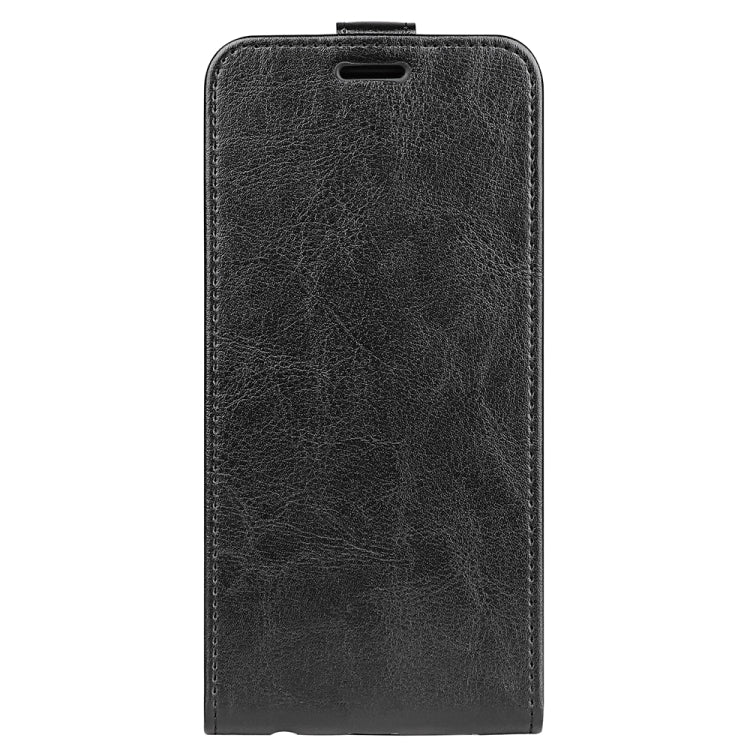 For Realme 12 5G R64 Texture Single Vertical Flip Leather Phone Case(Black) - Realme Cases by buy2fix | Online Shopping UK | buy2fix